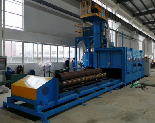 大足喷砂机在管道除锈中的现场施工应用