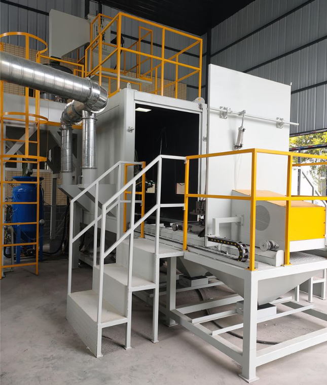 大足全自动喷砂机 实现无人化高效生产