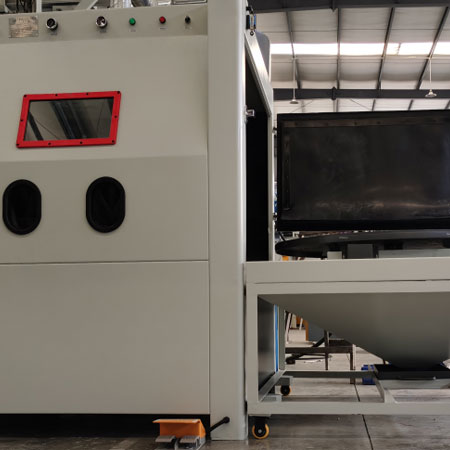 大足无尘喷砂机半自动模具喷砂机